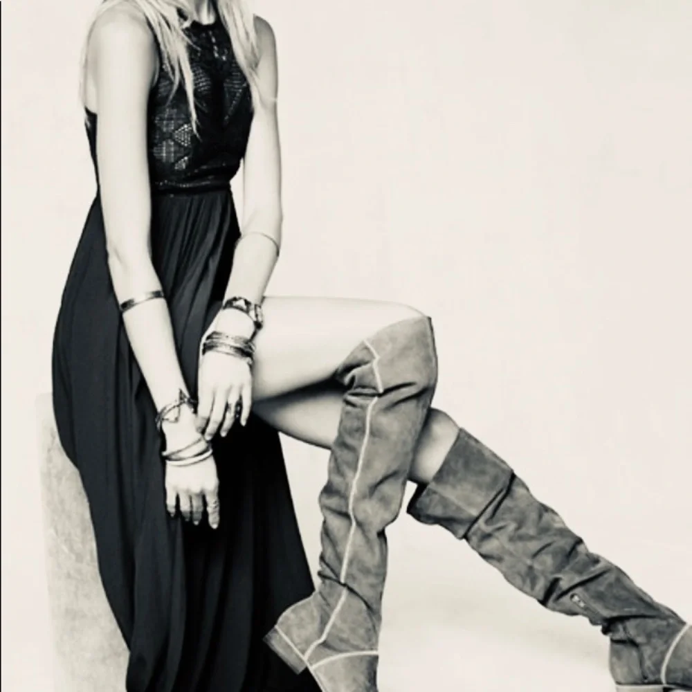 NWT Free People Bless’ed the Meek Maxi Dress Z53-6
